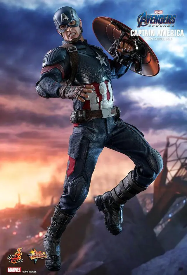 Alt view image 5 of 5 - Figure Hot Toys MMS536 - Marvel Comics - Avengers : Endgame - Captain America