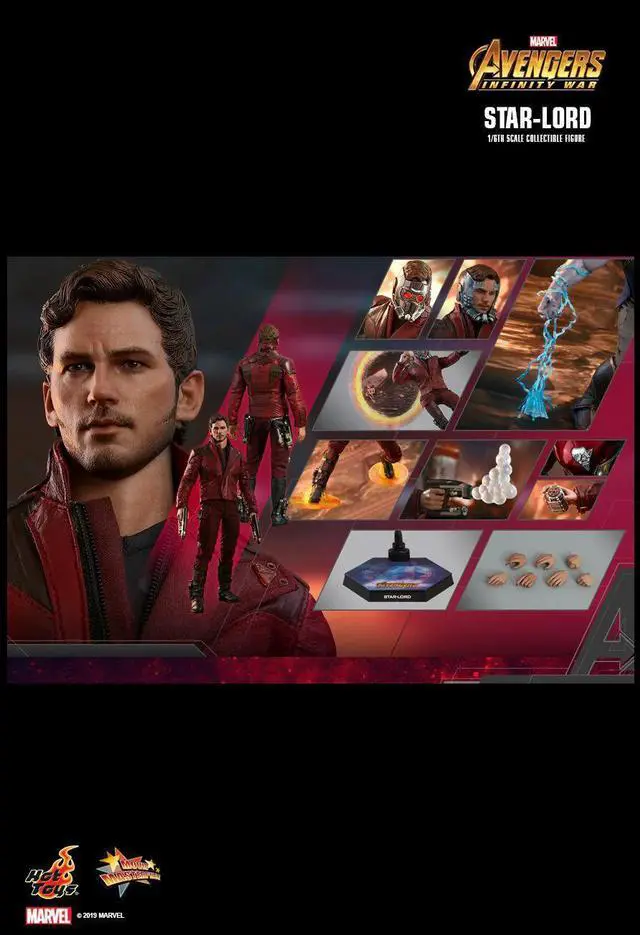 Alt view image 2 of 5 - Figure Hot Toys MMS539 - Marvel Comics - Avengers : Infinity War - Star Lord