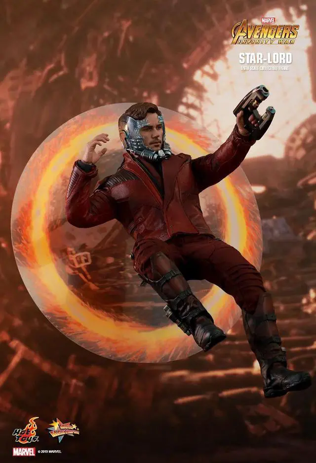 Alt view image 3 of 5 - Figure Hot Toys MMS539 - Marvel Comics - Avengers : Infinity War - Star Lord