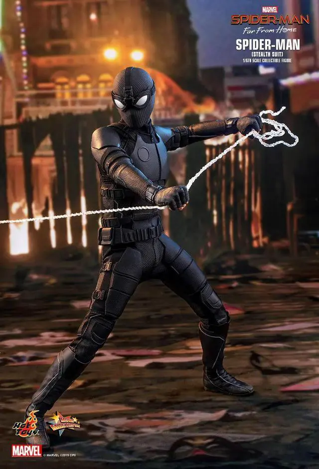 Alt view image 5 of 5 - Figure Hot Toys MMS540 - Marvel Comics - Spider-Man : Far From Home - Spider-Man Stealth Suit Standard Version