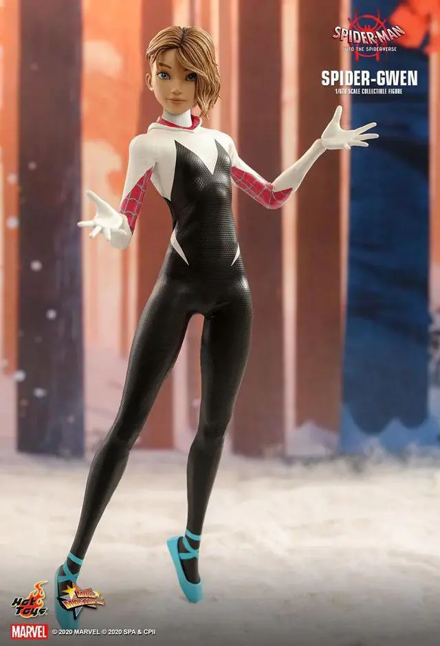 Alt view image 4 of 5 - Figure Hot Toys MMS576 - Marvel Comics - Spider-Man : Into The Spider-Verse - Spider-Gwen
