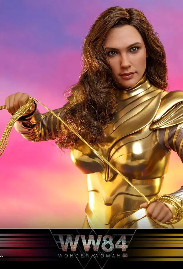 Alt view image 5 of 5 - Figure Hot Toys MMS577 - DC Comics - Wonder Woman 1984 - Golden Armor Wonder Woman Standard Version