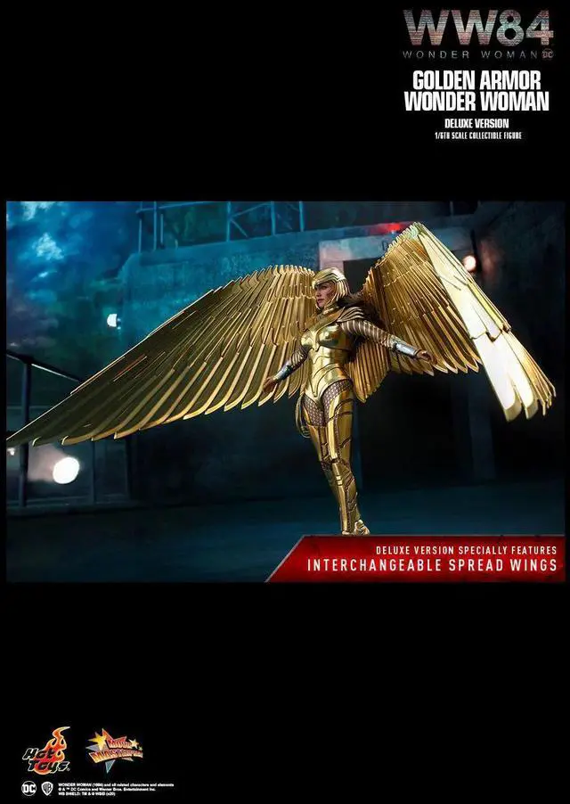 Alt view image 5 of 5 - Figure Hot Toys MMS578 - DC Comics - Wonder Woman 1984 - Golden Armor Wonder Woman Deluxe Version
