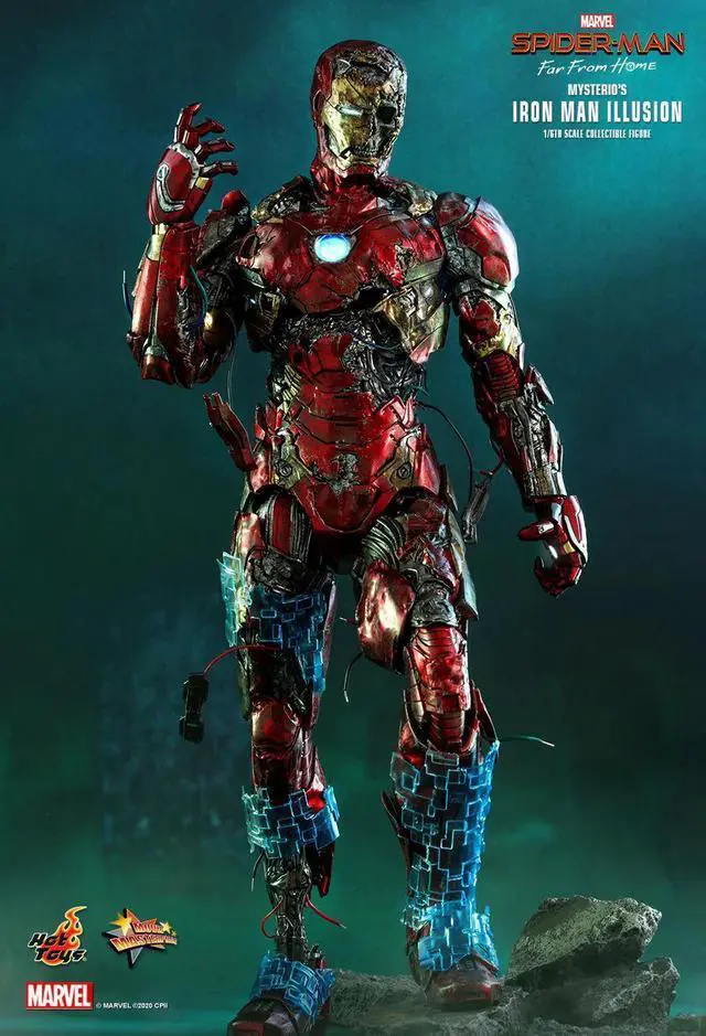 Alt view image 5 of 5 - Figure Hot Toys MMS580 - Marvel Comics - Spider-Man : Far From Home - Mysterio's Iron Man Illusion