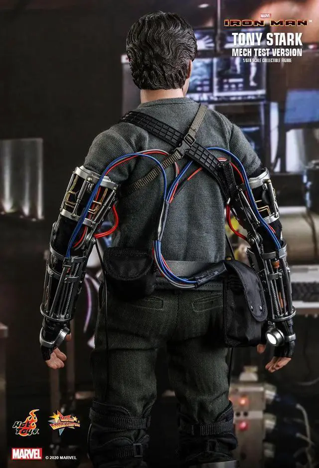 Alt view image 5 of 5 - Figure Hot Toys MMS581 - Marvel Comics - Iron Man - Tony Stark Mech Test Deluxe Version