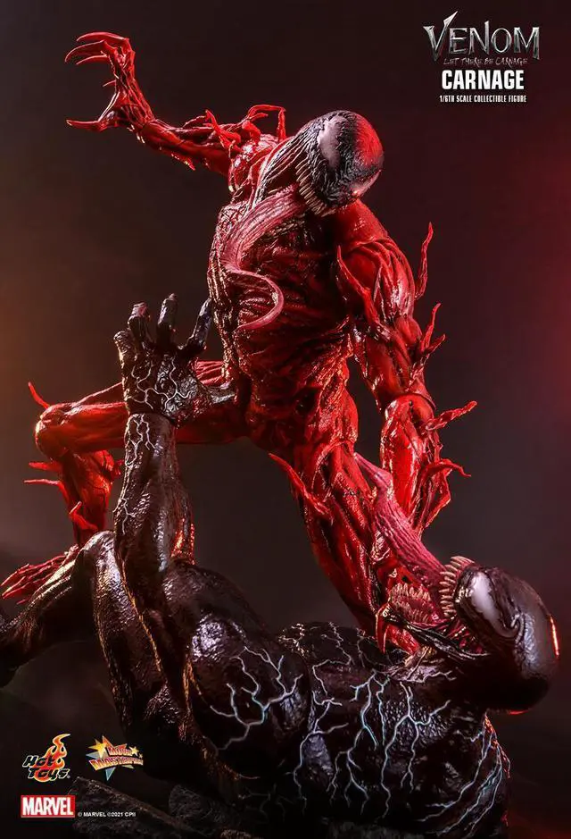 Alt view image 5 of 5 - Figure Hot Toys MMS619 - Marvel Comics - Venom : Let There Be Carnage - Carnage Standard Version