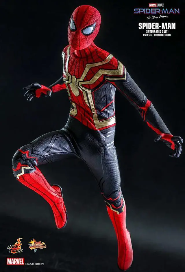 Alt view image 5 of 5 - Figure Hot Toys MMS623 - Marvel Comics - Spider Man : No Way Home - Spider Man Integrated Suit