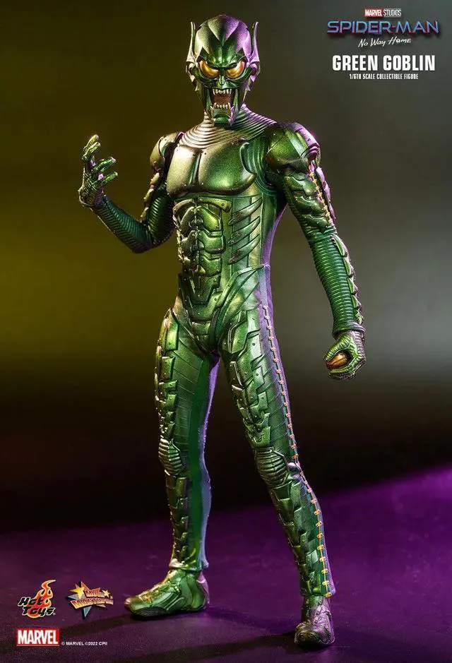 Alt view image 5 of 5 - Figure Hot Toys MMS630 - Marvel Comics - Spider Man : No Way Home - Green Goblin Standard Version