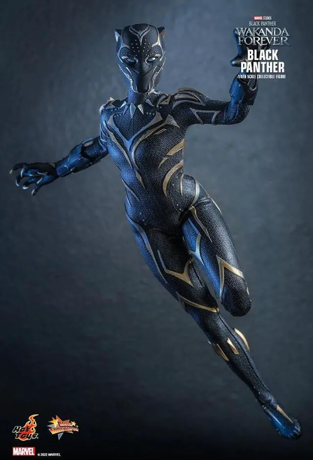 Alt view image 5 of 5 - Figure Hot Toys MMS675 - Marvel Comics - Black Panther : Wakanda Forever - Black Panther