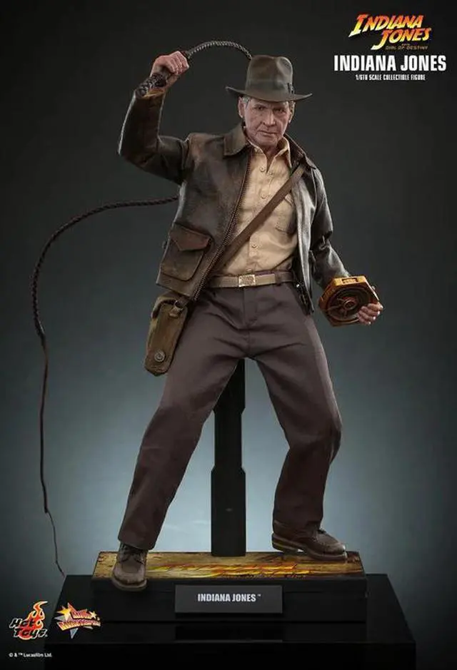 Alt view image 5 of 5 - Figure Hot Toys MMS716 - Indiana Jones & The Dial Of Destiny - Indiana Jones Standard Version