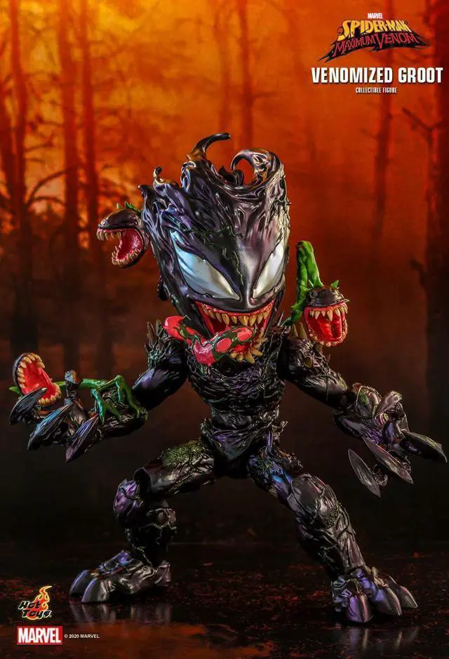 Alt view image 5 of 5 - Figure Hot Toys TMS027 - Marvel Comics - Marvel's Spider-Man : Maximum Venom - Venomized Groot