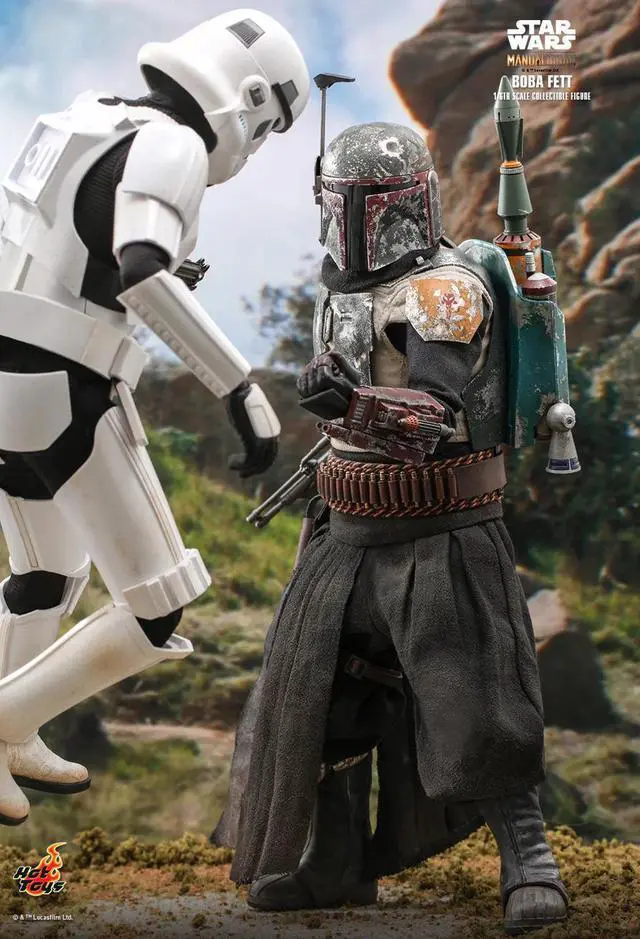 Alt view image 5 of 5 - Figure Hot Toys TMS033 - Star Wars : The Mandalorian - Boba Fett Standard Version