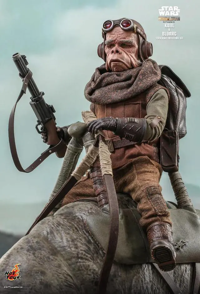 Alt view image 5 of 5 - Figure Hot Toys TMS049 - Star Wars : The Mandalorian - Kuiil & Blurrg