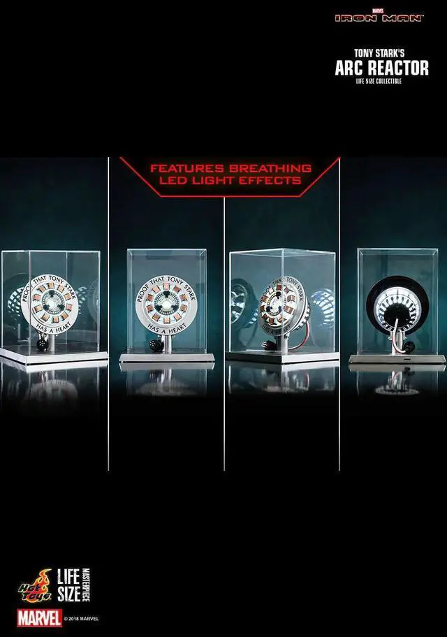 Alt view image 5 of 5 - Figure Hot Toys LMS012 - Marvel Comics - Iron Man - Tony Stark's Arc Reactor