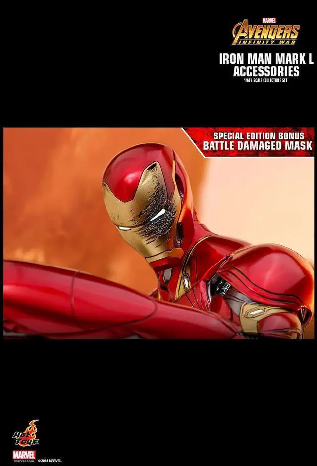 Alt view image 5 of 5 - Figure Hot Toys ACS004 - Marvel Comics - Avengers : Infinity War - Iron Man Mark 50 Accessories Set Deluxe Version
