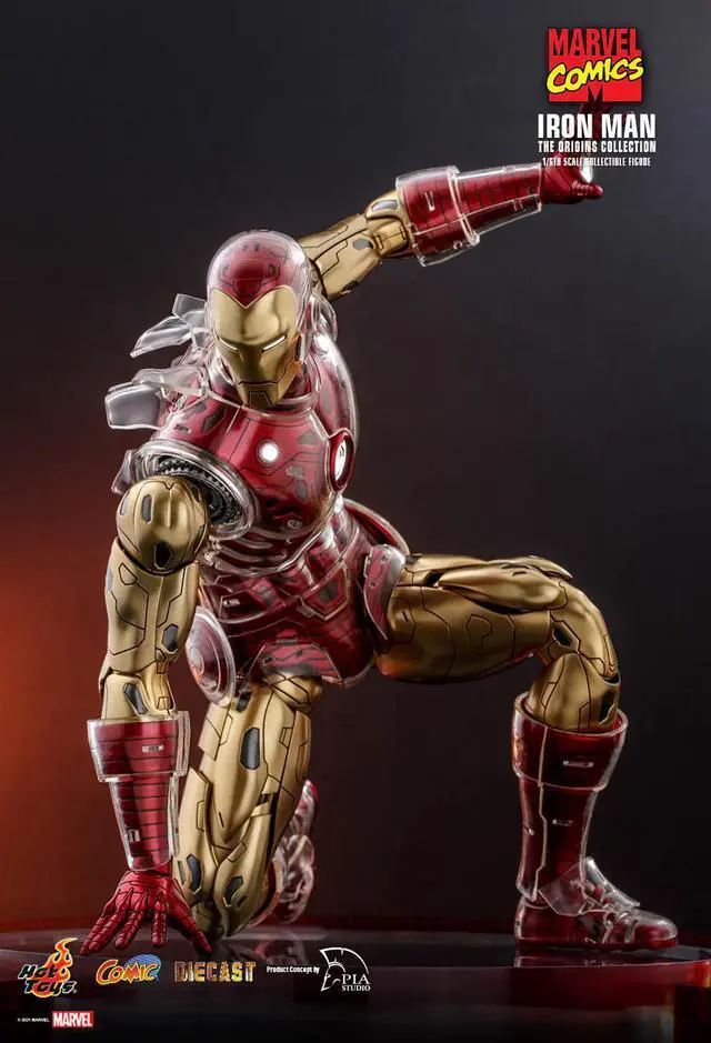 Alt view image 5 of 5 - Figure Hot Toys CMS07D37 - Marvel Comics - Iron Man Standard Version