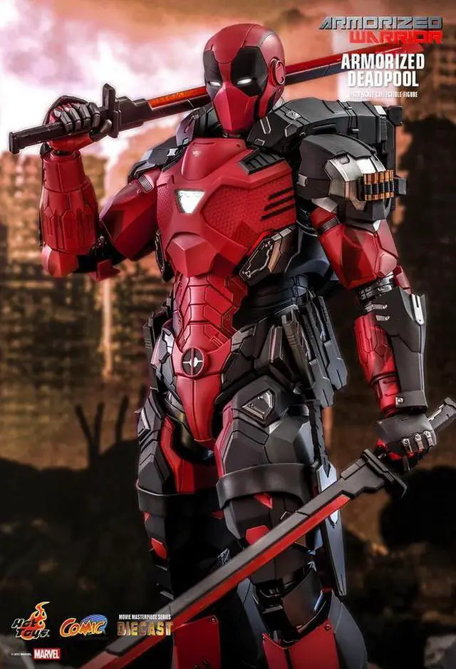 Alt view image 5 of 5 - Figure Hot Toys CMS09D42 - Marvel Comics - Armorized Deadpool Standard Version