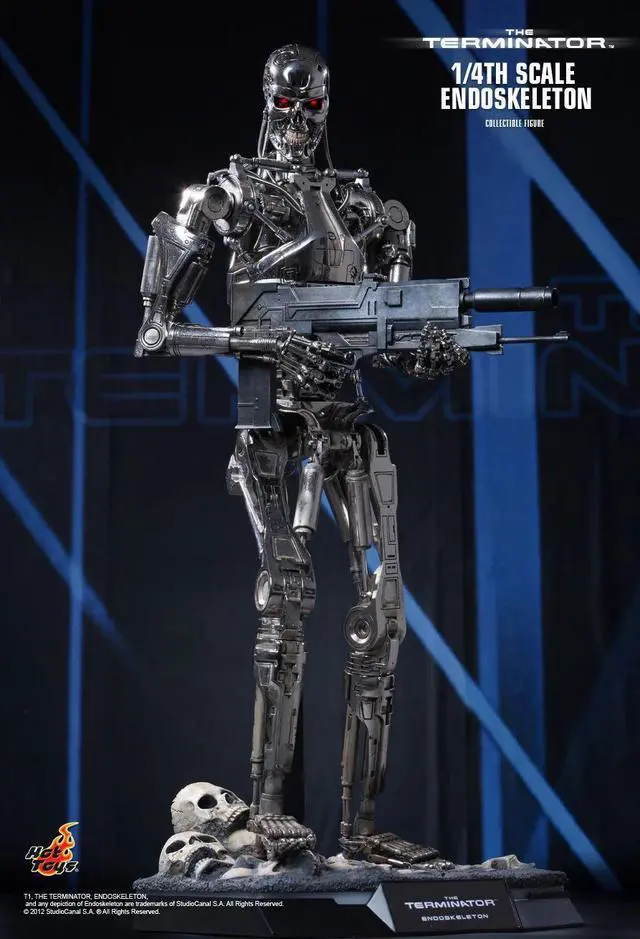 Alt view image 5 of 5 - Figure Hot Toys QS002 - The Terminator - Endoskeleton Standard Edition