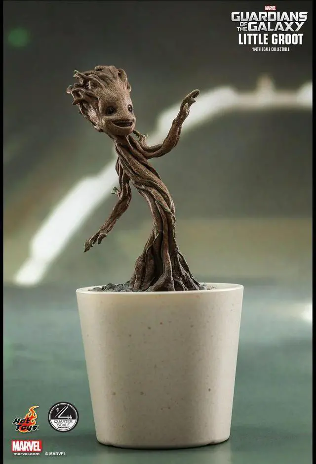 Alt view image 5 of 5 - Figure Hot Toys QS004 - Marvel Comics - Guardians Of The Galaxy - Little Groot