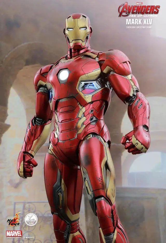 Alt view image 5 of 5 - Figure Hot Toys QS006 - Marvel Comics - Avengers : Age Of Ultron - Iron Man Mark 45 Deluxe Version