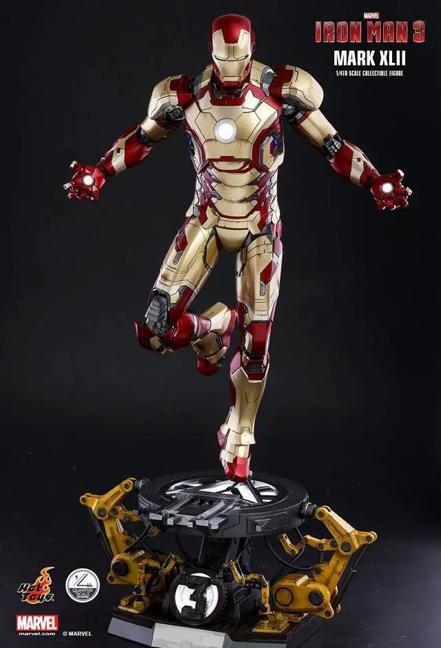 Alt view image 5 of 5 - Figure Hot Toys QS008 - Marvel Comics - Iron Man 3 - Iron Man Mark 42 Deluxe Version