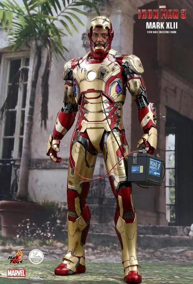 Alt view image 5 of 5 - Figure Hot Toys QS007 - Marvel Comics - Iron Man 3 - Iron Man Mark 42 Standard Version