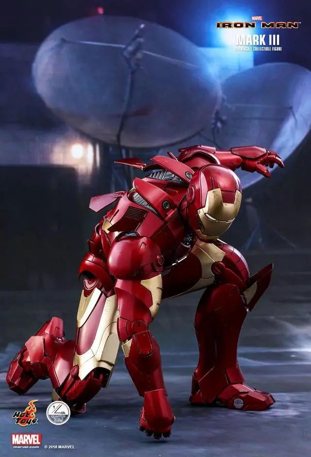 Alt view image 5 of 5 - Figure Hot Toys QS011 - Marvel Comics - Iron Man - Iron Man Mark 3