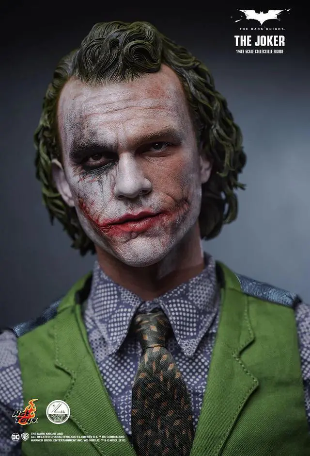 Alt view image 5 of 5 - Figure Hot Toys QS010 - DC Comics - The Dark Knight - The Joker Deluxe Version