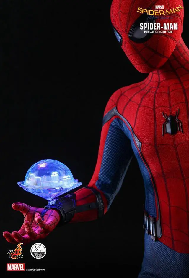 Alt view image 5 of 5 - Figure Hot Toys QS014B - Marvel Comics - Spider-Man : Homecoming - Spider-Man Deluxe Version