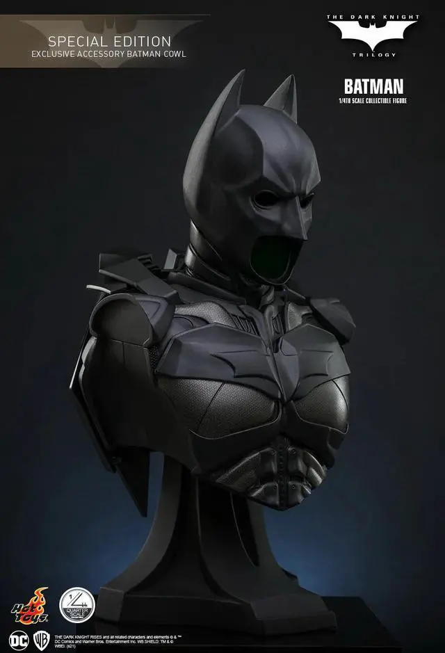 Alt view image 5 of 5 - Figure Hot Toys QS019D - DC Comics - The Dark Knight Trilogy - Batman Deluxe Version