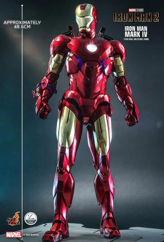 Alt view image 5 of 5 - Figure Hot Toys QS020 - Marvel Comics - Iron Man 2 - Iron Man Mark IV