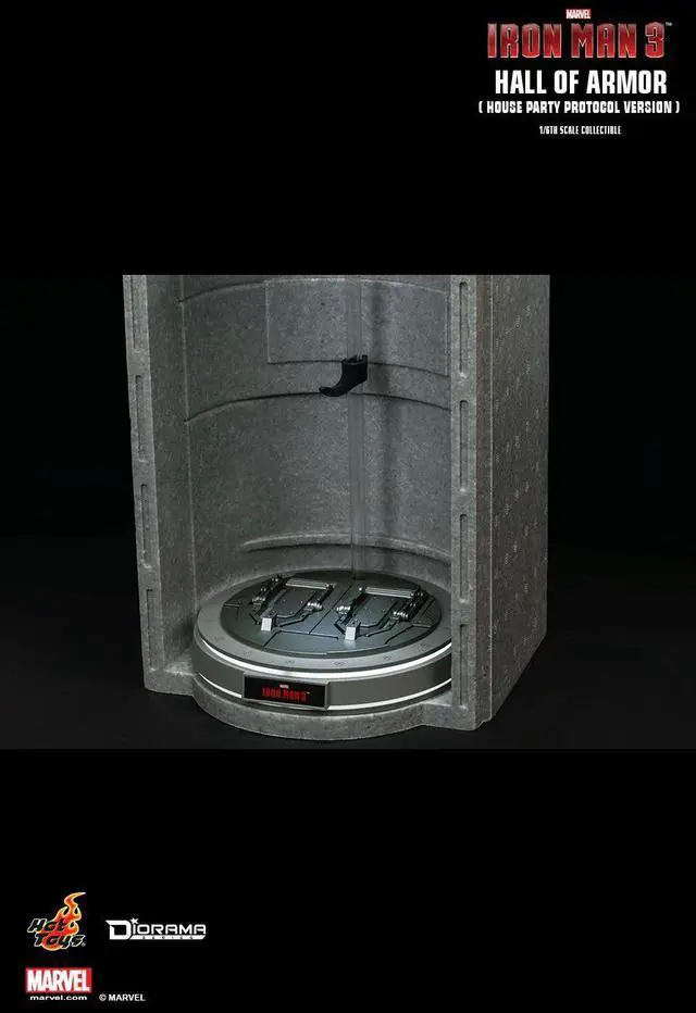Alt view image 5 of 5 - Figure Hot Toys DS002 - Marvel Comics - Iron Man 3 - Hall Of Armor House Party Protocol Version