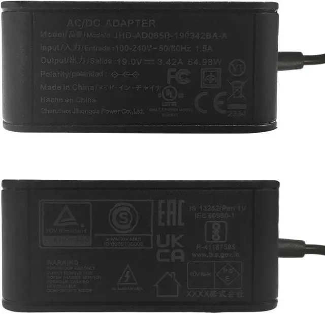 Alt view image 3 of 4 - Auusda AC/DC Adapter 19V3.42A Fast Charger for Auusda AMD Ryzen 7 5700U or 5825U Laptop Computer