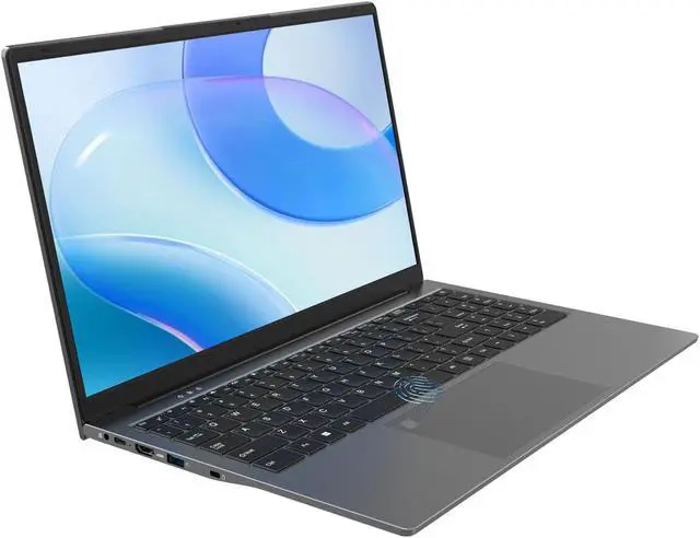 Alt view image 7 of 7 - Auusda 15.6" Business Laptop, Windows 11 Pro Home Computer, 1080P Intel N95 CPU, 32GB RAM 1TB SSD, Backlight Keyboard, Fingerprint Reader, Webcam Switchprotect, USB-C, Gray