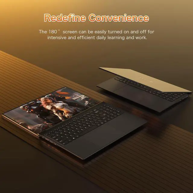 Alt view image 6 of 7 - Auusda 16'' Laptop Ryzen 7- 4800H (2.9GHz up to 4.2GHz), 32GB RAM, 1TB SSD, Win 11 Pro, Wifi 6, BT5.3, USB 3.0*2, HDMI, Type-C*2, with Backlit Keyboard, Fingerprint Unlock, for Business/Students, Gray