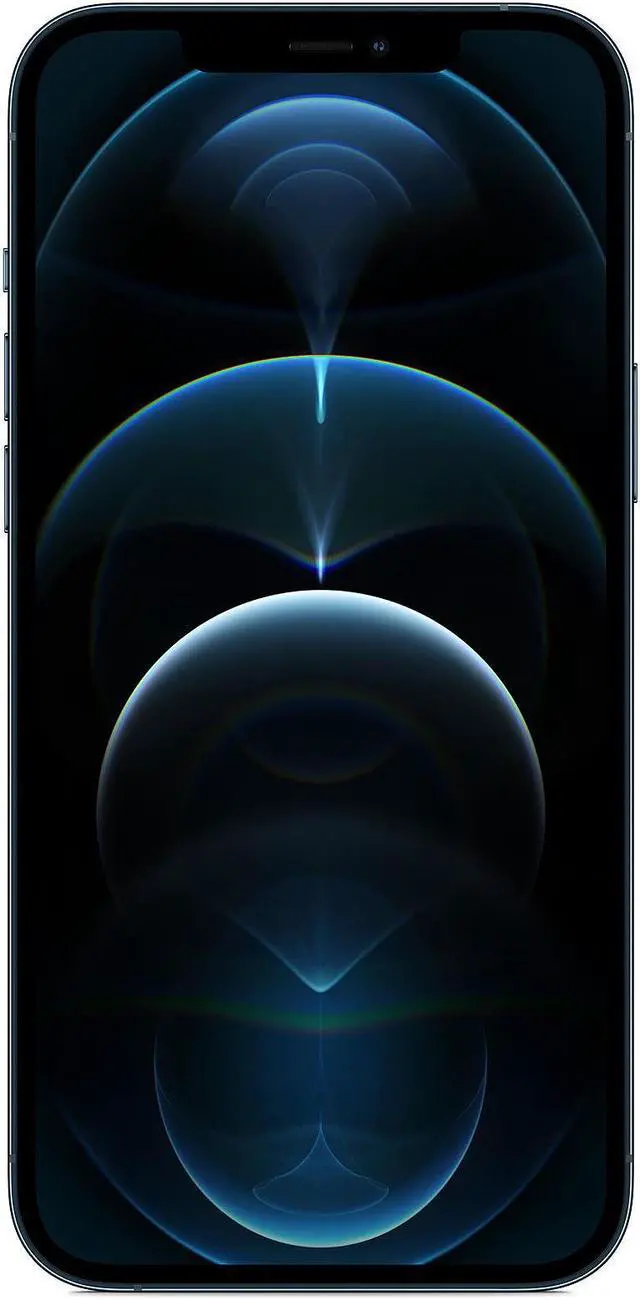 Alt view image 2 of 5 - Apple iPhone 12 Pro 128GB, Refurbished Unlocked Cell Phone, Pacific Blue - Very Good Condition (Grade B)