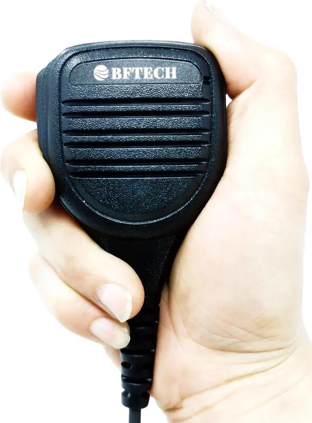 Alt view image 6 of 7 - BFTECH MC301 Speaker Mic Platinum Series IP54 Rainproof Shoulder Speaker Mic for BaoFeng,BFTECH, Kenwood Radios