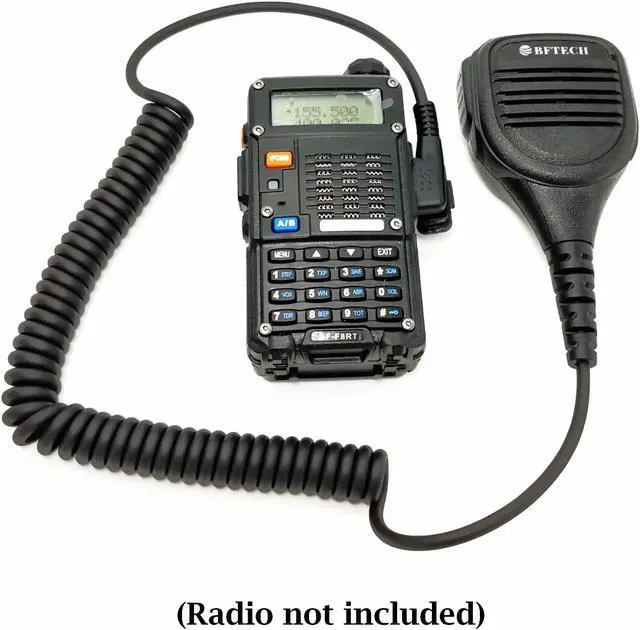 Alt view image 7 of 7 - BFTECH MC301 Speaker Mic Platinum Series IP54 Rainproof Shoulder Speaker Mic for BaoFeng,BFTECH, Kenwood Radios