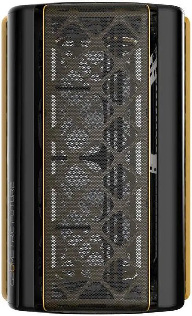 Alt view image 2 of 6 - Geometric Future M2 The ARK Mesh Black, High Airflow Open Frame, mATX/Mini ITX Gaming Case, Crystal Coating, Support 350mm GPU, ATX PSU, Type C Hub, 360 Radiator, GEO-M2-MB (PC Case ONLY)