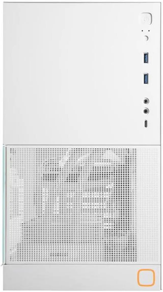 Alt view image 2 of 7 - Geometric Future M4 King Arthur White mid/Mini Tower, E-ATX/ATX Gaming Case, Glass/ 1.2mm Steel, Vertical Air Tunnel Design, Type C, 360/240 Radiator, Vertical GPU Mount, GEO-M4-KAW(PC Case ONLY)