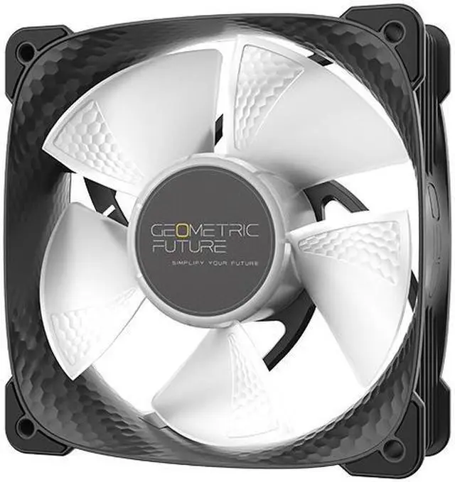 Alt view image 7 of 7 - Geometric Future Squama 3805 RGB PWM Fan - Black  120 x 38mm Single Pack-High Performance  Ball Bearing- PWM - with Controller - (GEO-S3805B-1)