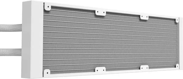 Alt view image 5 of 5 - Geometric Future Eskimo Pro - 360mm AIO CPU Liquid Water Cooler- RGB PWM Squama 2501W Fan x 3- Fit Intel® LGA 1700, AMD®AM5 - White- (GEO-EP-36W)