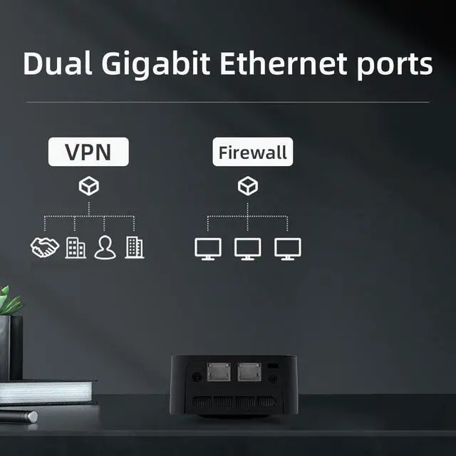 Alt view image 6 of 13 - AOC Mini-PC MOSS M1 Mini Computer Intel N95 Processor Mini PC Barebone System up to 3.4GHz with Graphics 16GB DDR5 512GB SSD Dual Frequency Wi-Fi 3.5*3.5*1.7 Inch 0.47 Lbs Home Office Work Business