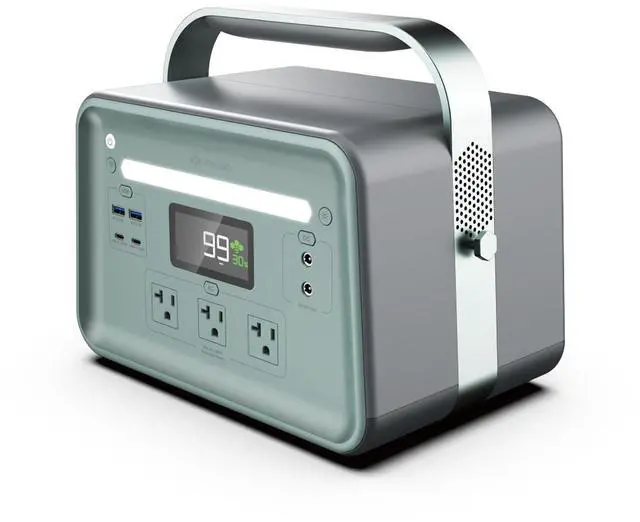 Main image of Yoshino Solid-State Portable Power Station, Push-Button Start Battery Generator 602Wh, 660W /990W Peak, for Travel, Camping, RV, Emergency, Solar Optional Generator