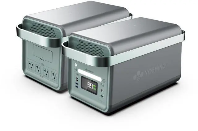 Main image of Yoshino Solid-State Portable Power Station, Push-Button Start Battery Generator 1,326Wh, 2,000W Continuous/3,000W Peak, Solar Optional Generator, Off-Grid, RV, Emergency Backup, UPS Backup Battery