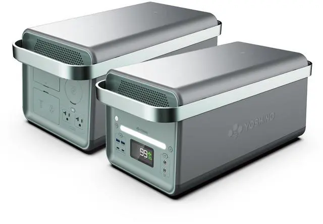 Main image of Yoshino Solid-State Portable Power Station, Push-Button Start Battery Generator 2,611Wh, 4,000W /6,000W Peak, Solar Optional Generator, Expandable, Off-Grid, RV, UPS Backup Battery