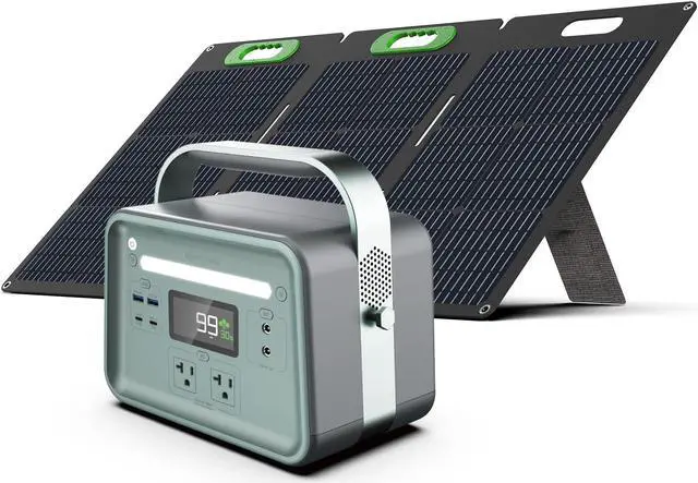 Main image of Yoshino Solid-State Portable Solar Generator 330W (241Wh) with included 100W Portable Solar Panel, Recreation, Camping, Emergency