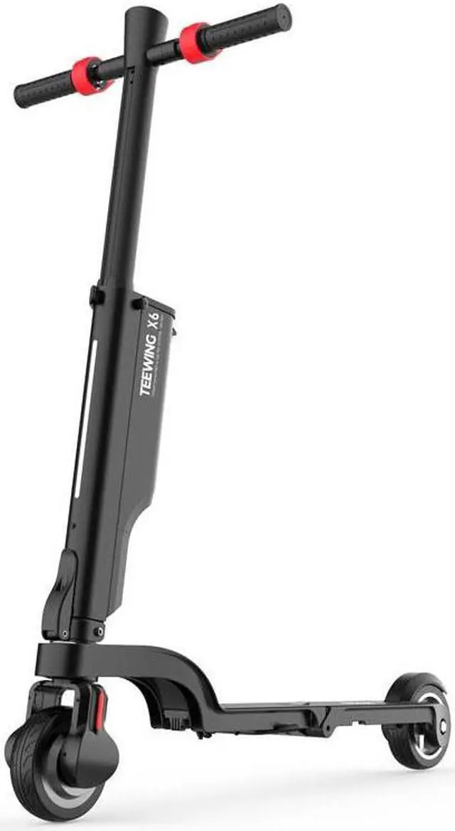 Main image of TEEWING X6 Electric Kick Scooter with Seat, 250W Brushless Dual-Motor up to 12 Miles Range, Folding Electric Scooter for Adult Max Speed 15Mph with 36V 5Ah Battery 5.5 Inch Solid Tires