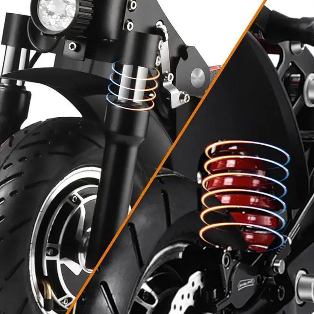 Alt view image 5 of 6 - Teewing Q7 Pro Electric Scooter 3200W Dual Motor Foldable Electric Scooter for Adults Fast 40 mph 10'' Road Tires