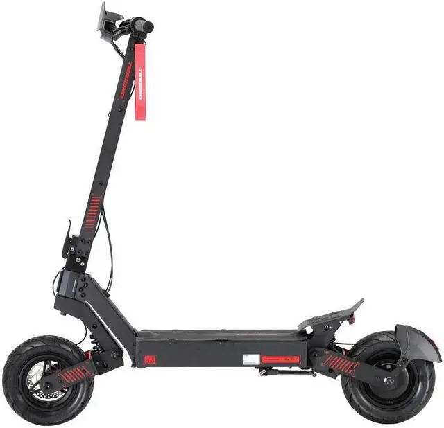 Alt view image 3 of 6 - TEEWING GT4 Electric Scooter: Powerful 2400W Motor, Up to 43.5 Miles Range and 43.5 mph Speed, Foldable Design with 11-Inch Off-Road Vacuum Tires for Adults